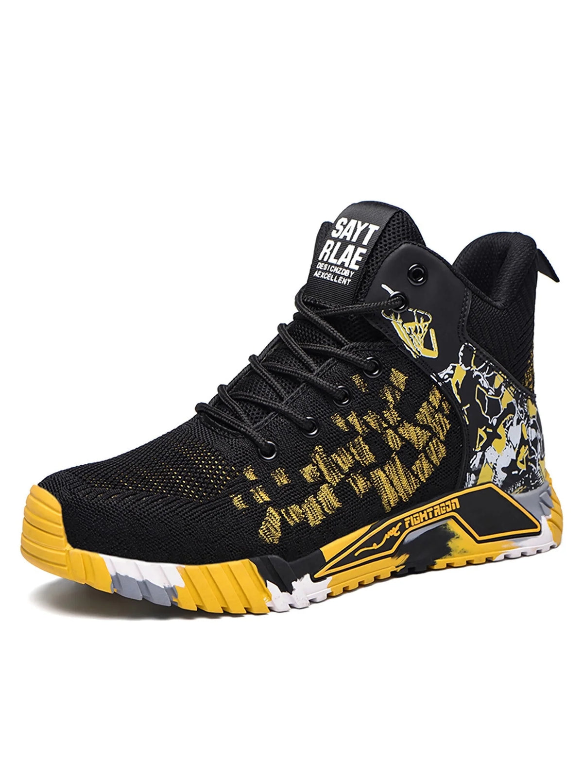 Steel Toe Boots for Men Work Safety Shoes Anti-Smash Anti-Puncture Indestructible Shoes Construction Working Boots Outdoor Security Boots Yellow